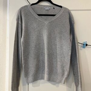 Prana Gray Knit Sweater Womens Small